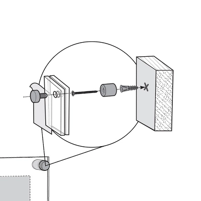 Azar Displays Floating Acrylic Wall Frame With Silver Stand Off Caps: 24" X 36" Graphic Size, Overall Frame Size: 28" X 40", 2-Pack 8 Azar Displays Floating Acrylic Wall Frame With Silver Stand Off Caps: 24" X 36" Graphic Size, Overall Frame Size: 28" X 40", 2-Pack - Image 8