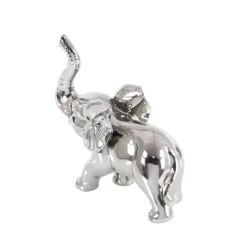 Amazing Animals Porcelain Standing Elephant Sculpture (12") - Olivia & May -Wall Charm Deals Store GUEST 3d150172 d083 48f1 8ee5 78dabc44beaf
