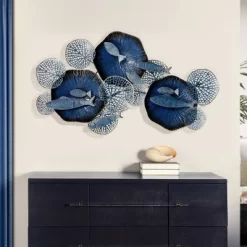 Metal Nobu Wall Hanging Navy/Gold - StyleCraft 11 Metal Nobu Wall Hanging Navy/Gold - StyleCraft -Wall Charm Deals Store GUEST 3d6a3d28 2d16 4c9c 8483 f9a772f46147