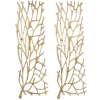 Set Of 2 Aluminum Coral Inspired Wall Decors - Olivia & May