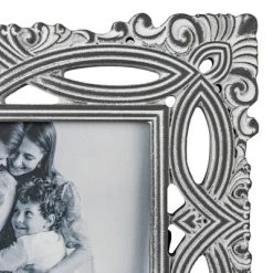 Filigree 4X6 Photo Frame Gray MDF & Glass - Foreside Home & Garden -Wall Charm Deals Store GUEST 3f394550 ae0e 4841 b1c3 2d84f40fd78c