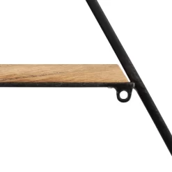 25.5" X 22" X 5" Ladd Hexagon Floating Shelves Rustic Brown - Kate & Laurel All Things Decor -Wall Charm Deals Store GUEST 412c692f cd49 41ee 8622 d667560e0603