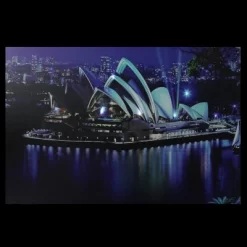 Northlight LED Lighted Famous Sydney Opera House Australia Canvas Wall Art 15.75" X 23.5"
