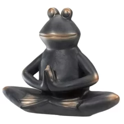 Northlight 11" Yoga Frog In Sukhasana Position Outdoor Garden Statue -Wall Charm Deals Store GUEST 42d33451 42aa 4c79 a6c6 93011eae994f