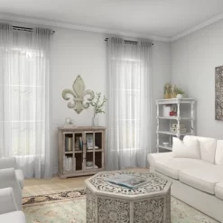 Metal Fleur De Lis Wall Decor With Distressing White - Olivia & May -Wall Charm Deals Store GUEST 431d6fbf 512c 48f9 bc69 2df1166f20de