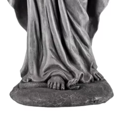 John Timberland Virgin Mary Statue Sculpture Decor Outdoor Garden Front Porch Patio Yard Outside Home Balcony Gray Stone Finish Ceramic 29" Tall -Wall Charm Deals Store GUEST 44ab0136 a757 42c3 89db 2ec7ca58604b