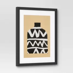 (Set Of 2) 16" X 20" Vase Set I And II Framed Decorative Wall Art Set With Mat - Threshold™ -Wall Charm Deals Store GUEST 462d6ff0 2adc 482f 9e97 247bb11f077f