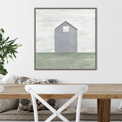 22" X 22" Rural Barn Simplicity III By Courtney Prahl Framed Canvas Wall Art Gray Wash - Amanti Art 4 22" X 22" Rural Barn Simplicity III By Courtney Prahl Framed Canvas Wall Art Gray Wash - Amanti Art - Image 4