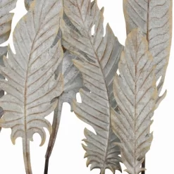 Natural Reflections Rustic Iron Feather Table Sculpture (20"x21") - Olivia & May -Wall Charm Deals Store GUEST 4824fa9d cc8c 4676 a644 3f37797fe9f1