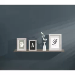 24" X 4" Border Shelf Driftwood - Dolle Shelving