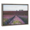 23" X 16" Velours De Lavender Framed Canvas Wall Art - Amanti Art