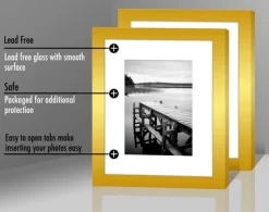 Picture Frame - Made Of MDF / Lead Free Polished Glass Horizontal And Vertical Formats For Wall And Tabletop - 8" X 10" Or 11" X 14" - Americanflat 9 Picture Frame - Made Of MDF / Lead Free Polished Glass Horizontal And Vertical Formats For Wall And Tabletop - 8" X 10" Or 11" X 14" - Americanflat -Wall Charm Deals Store GUEST 4b708beb 8dff 4813 a17a c04e98f608d7