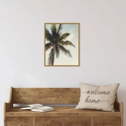 16" X 20" Coconut Palm By Olivia Joy Framed Canvas Wall Art - Amanti Art -Wall Charm Deals Store GUEST 4bad1905 1db5 4083 b0bb adcc6c7e213e