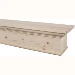 Mantels Direct Bellamy Decorative Wood Fireplace Mantel Floating Wall Shelf