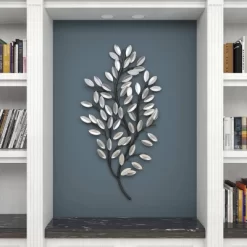 Metal Leaf Metallic Wall Decor With Stem - Olivia & May -Wall Charm Deals Store GUEST 4d009264 cf76 4935 b0f0 ecfbcf60e467
