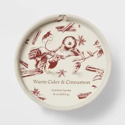 Textured Straight Side Ceramic Warm Cider & Cinnamon Candle White - Threshold™ -Wall Charm Deals Store GUEST 4d4a178e e5e3 4dad a13d 9c123014361b