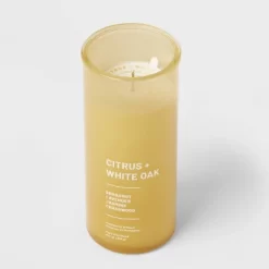 Wellness Jar Citrus And White Oak Candle Yellow - Threshold™ -Wall Charm Deals Store GUEST 4f867f15 ed49 4002 b0aa a669af9a9d37