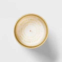Wellness Jar Citrus And White Oak Candle Yellow - Threshold™ -Wall Charm Deals Store GUEST 50baa9e6 91bd 4748 825e 7835625829b3