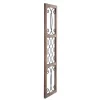 64.75" Traditional Rectangle Aspire Scroll Metal And Wood Decorative Wall Art Natural - StyleCraft