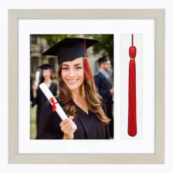 Americanflat 13x13 Graduation Frame With Tempered Shatter-resistant Glass - 2 Opening Mat Displays 8"x10" Diploma Or Certificate And Tassle - Available In A Variety Of Colors -Wall Charm Deals Store GUEST 51ad44a3 2a74 458c b851 a7e4b75204b0