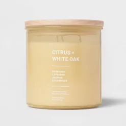 Wellness Jar Citrus And White Oak Candle Yellow - Threshold™ -Wall Charm Deals Store GUEST 51de7eb0 bd7c 4e8e b79b 9ae5ec48b1d3