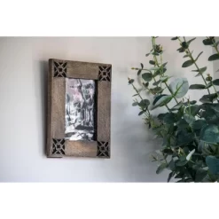 Black Southwest Pattern 4x6 Inch Wood Decorative Picture Frame - Foreside Home & Garden -Wall Charm Deals Store GUEST 58323bf6 8cd5 406d 8824 ac709c16c5ac