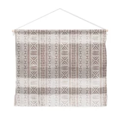 Large Little Arrow Design Co Rust Stone Mudcloth Geometric Fiber Wall Hanging - Deny Designs -Wall Charm Deals Store GUEST 5b4ff720 7ded 4625 9e7b a4c47cd4084c