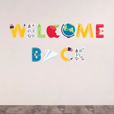 Big Dot Of Happiness Back To School - Peel And Stick First Day Of School Classroom Decorations Large Banner Wall Decals - Welcome Back 7 Big Dot Of Happiness Back To School - Peel And Stick First Day Of School Classroom Decorations Large Banner Wall Decals - Welcome Back - Image 7