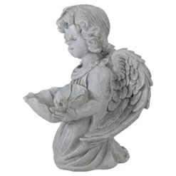 Northlight 9" Kneeling Angel With Flower Bird Feeder Outdoor Garden Statue -Wall Charm Deals Store GUEST 5e685c8a 898b 4c99 ad4d 34406ac0e970