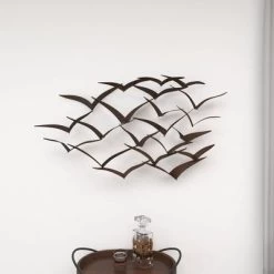 Metal Bird Flying Flock Wall Decor - Olivia & May -Wall Charm Deals Store GUEST 5e941bcd 1f71 46d1 a1e9 d6d2de04b2dd