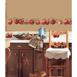 Country Apples Peel And Stick Wall Decal Red - RoomMates -Wall Charm Deals Store GUEST 608d1d91 6a63 4aab a217 8e57256538a1
