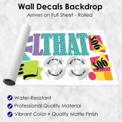 Big Dot Of Happiness 90’s Throwback - Peel And Stick 1990s Party Decoration - Wall Decals Backdrop -Wall Charm Deals Store GUEST 609997f0 38fb 4958 a14a b6fad0546f3b