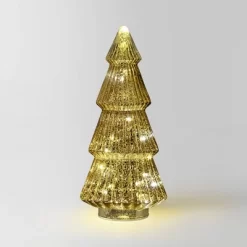 14.75" Battery Operated Lit Glass Christmas Tree Sculpture - Wondershop™ -Wall Charm Deals Store GUEST 60d09b4c e939 4bb4 a671 99300057def2