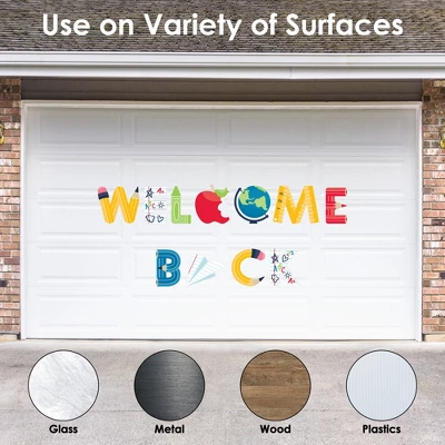 Big Dot Of Happiness Back To School - Peel And Stick First Day Of School Classroom Decorations Large Banner Wall Decals - Welcome Back 2 Big Dot Of Happiness Back To School - Peel And Stick First Day Of School Classroom Decorations Large Banner Wall Decals - Welcome Back - Image 2