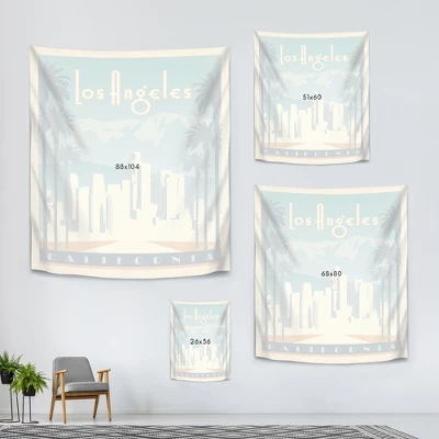 Los Angeles By Anderson Design Group Wall Tapestry - Americanflat 3 Los Angeles By Anderson Design Group Wall Tapestry - Americanflat - Image 3