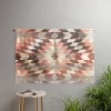 47" X 32" Large Holli Zollinger Native Coral Diamond Fiber Wall Hanging - Deny Designs