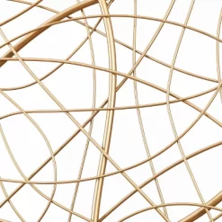 LuxenHome 26.4" Square Gold Abstract Metal Wall Decor -Wall Charm Deals Store GUEST 63bb7515 4606 4737 a26a 348e35af1614