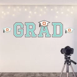 Big Dot Of Happiness Medical School Graduation Party Decor - Vinyl Wall Decals - Grad