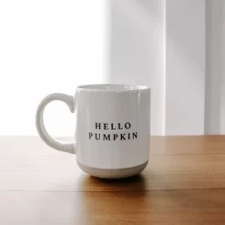 Sweet Water Decor Hello Pumpkin Stoneware Coffee Mug -14oz -Wall Charm Deals Store GUEST 68bec205 e5b1 4de6 8b5a 5c86d259fe88