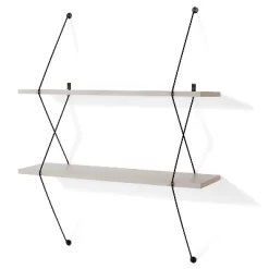 38.5" X 31.5" Two-Tier Wire Bracket Shelves - Danya B. -Wall Charm Deals Store GUEST 6aa72566 0535 4d03 ba43 911161016e12