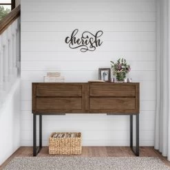 Metal Cutout- Cherish Decorative Wall Sign-3D Word Art Home Accent Decor-Perfect For Modern Rustic Or Vintage Farmhouse Style By Hastings Home -Wall Charm Deals Store GUEST 6b450054 b4c9 4990 b8c4 97d10ec48f02