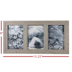 Distressed 4X6 Three Photo Frame Gray Wood, MDF & Glass - Foreside Home & Garden 11 Distressed 4X6 Three Photo Frame Gray Wood, MDF & Glass - Foreside Home & Garden -Wall Charm Deals Store GUEST 6cbc0478 df11 45ed 9ffd eb9cf0fea784