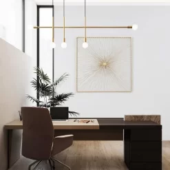 LuxenHome Gold Abstract Flower Square Metal Wall Art -Wall Charm Deals Store GUEST 6cd8e2be a16b 4188 a0b3 be507243e6b8