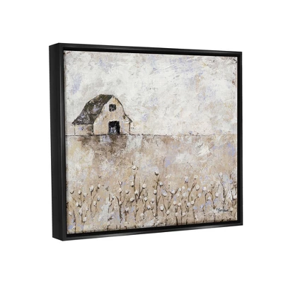 Stupell Industries White Barn Distressed Landscape Cotton Field Florals 2 Stupell Industries White Barn Distressed Landscape Cotton Field Florals - Image 2