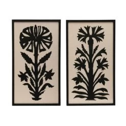 17.7" X 30.8" (Set Of 2) Wood Framed Wall Art Sets With Flower Image - 3R Studios -Wall Charm Deals Store GUEST 773364b7 5f5b 4cee 9c5b 0dbdb94964b7