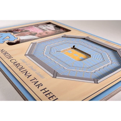 4" X 6" NCAA North Carolina Tar Heels 3D StadiumViews Picture Frame 2 4" X 6" NCAA North Carolina Tar Heels 3D StadiumViews Picture Frame - Image 2