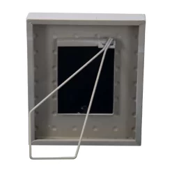 Cream Bubble Pattern 4x6 Inch Enamel Metal Decorative Picture Frame - Foreside Home & Garden -Wall Charm Deals Store GUEST 7a004cc6 1882 4afb aa46 59f17fa46395