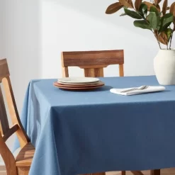 120" X 60" Cotton Tablecloth Blue - Threshold™