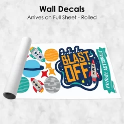 Big Dot Of Happiness Blast Off To Outer Space - Peel And Stick Nursery And Kids Room Vinyl Wall Art Stickers - Wall Decals - Set Of 20 -Wall Charm Deals Store GUEST 7ff78515 21ff 4150 80b7 dd5f6c6319f2