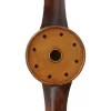 48" X 4" Metal Airplane Propeller 2 Blade Wall Decor With Aviation Detailing Brown - Olivia & May